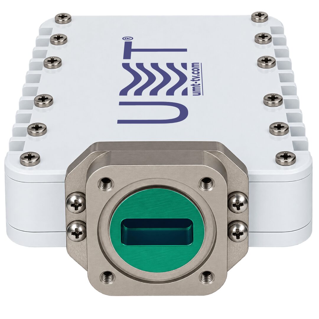 1 W Ku-band block upconverter with WR75 waveguide output
