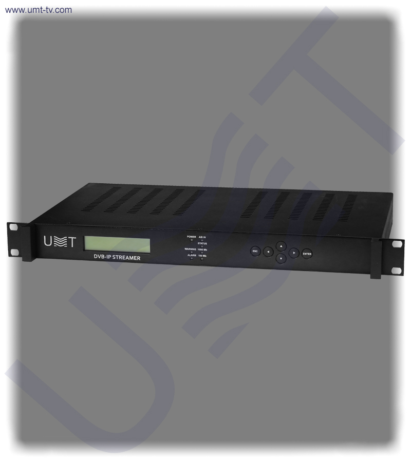 DVB-IP 10-ASI Streamer