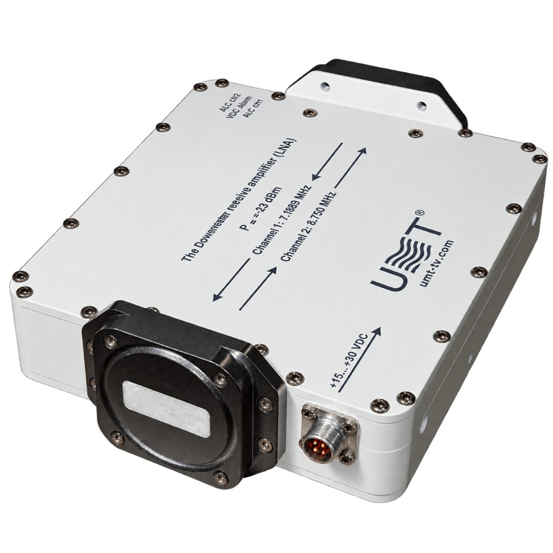 Bloc répéteur RF bande X avec brides de guide d'ondes WR112