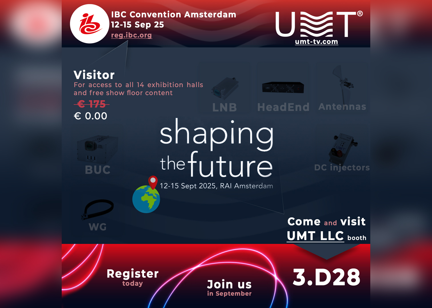 Welcome to join UMT at IBC 2025